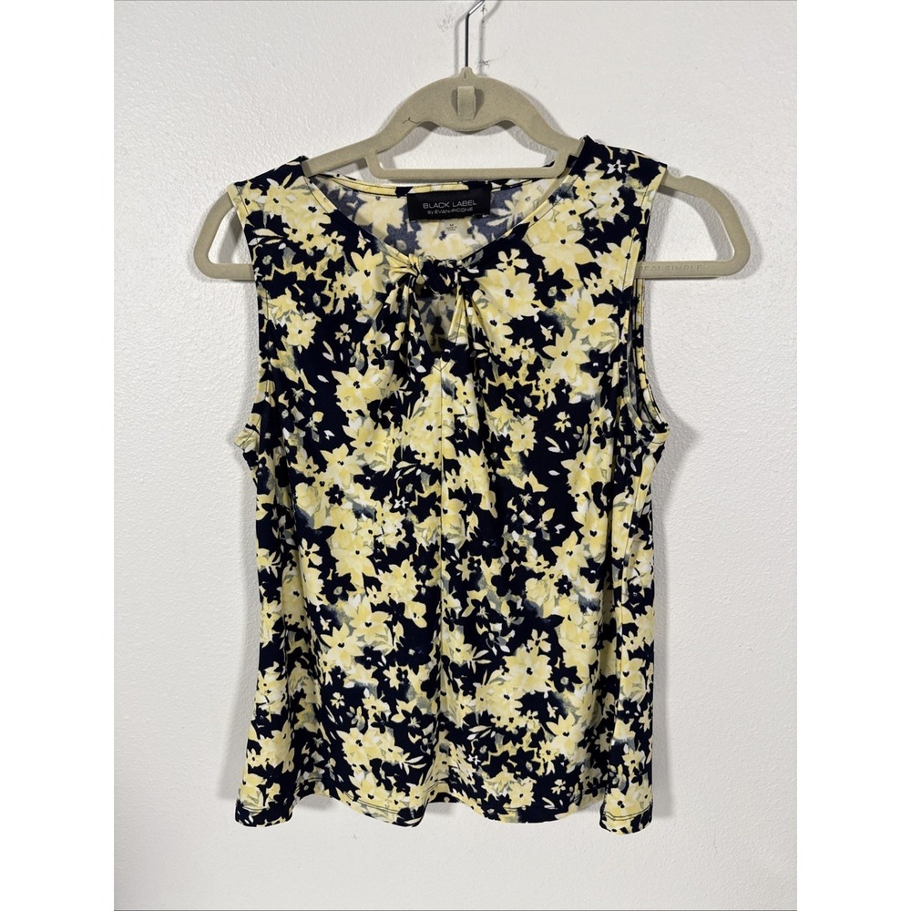 Evan Picone‎ - Black Label Med Sleeveless Top Pullover V1